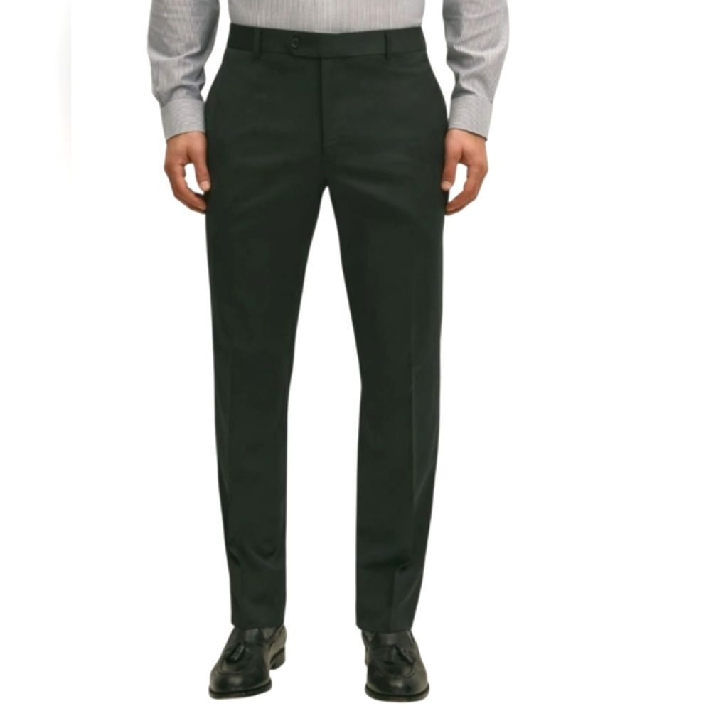 BROOKS BROTHERS Men's Black Italian Wool Dress Pants W38 Regent